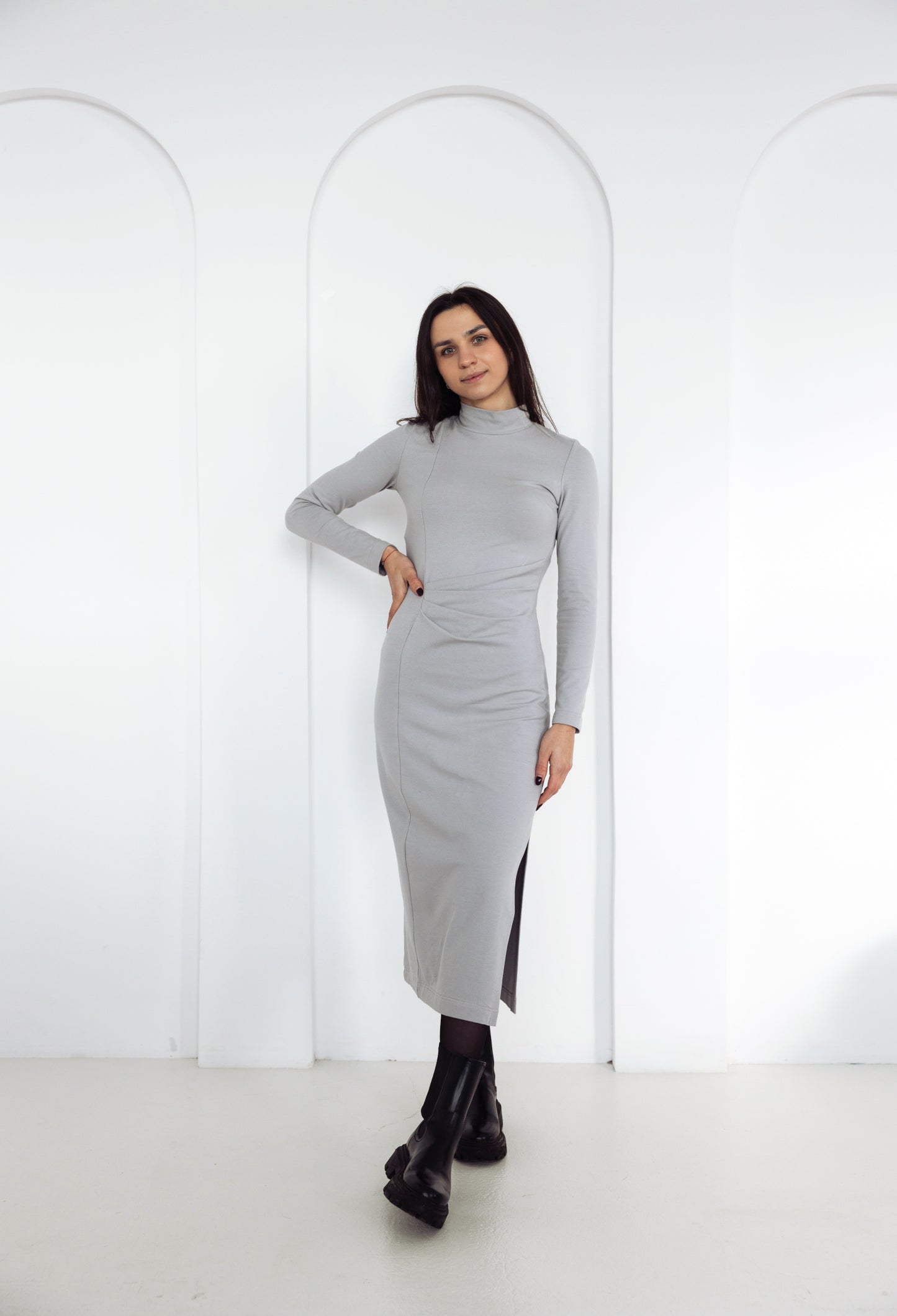 Sukienka Nathalie szara