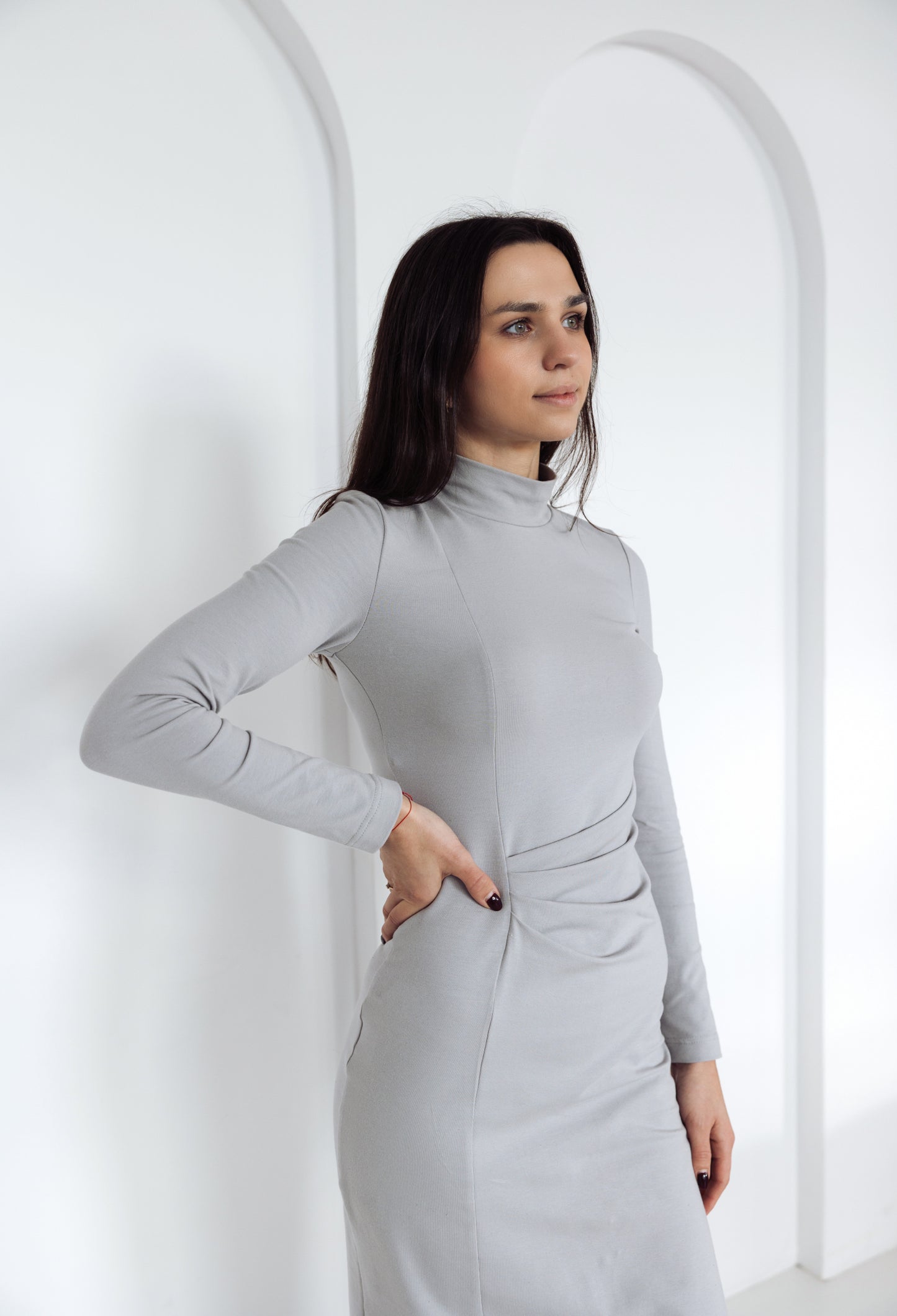 Sukienka Nathalie szara