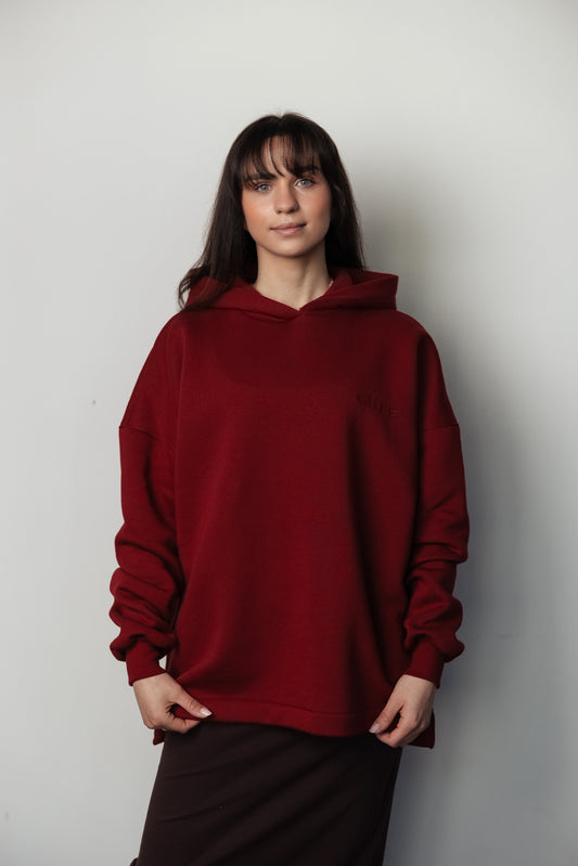 Bluza Oversize Margot bordo