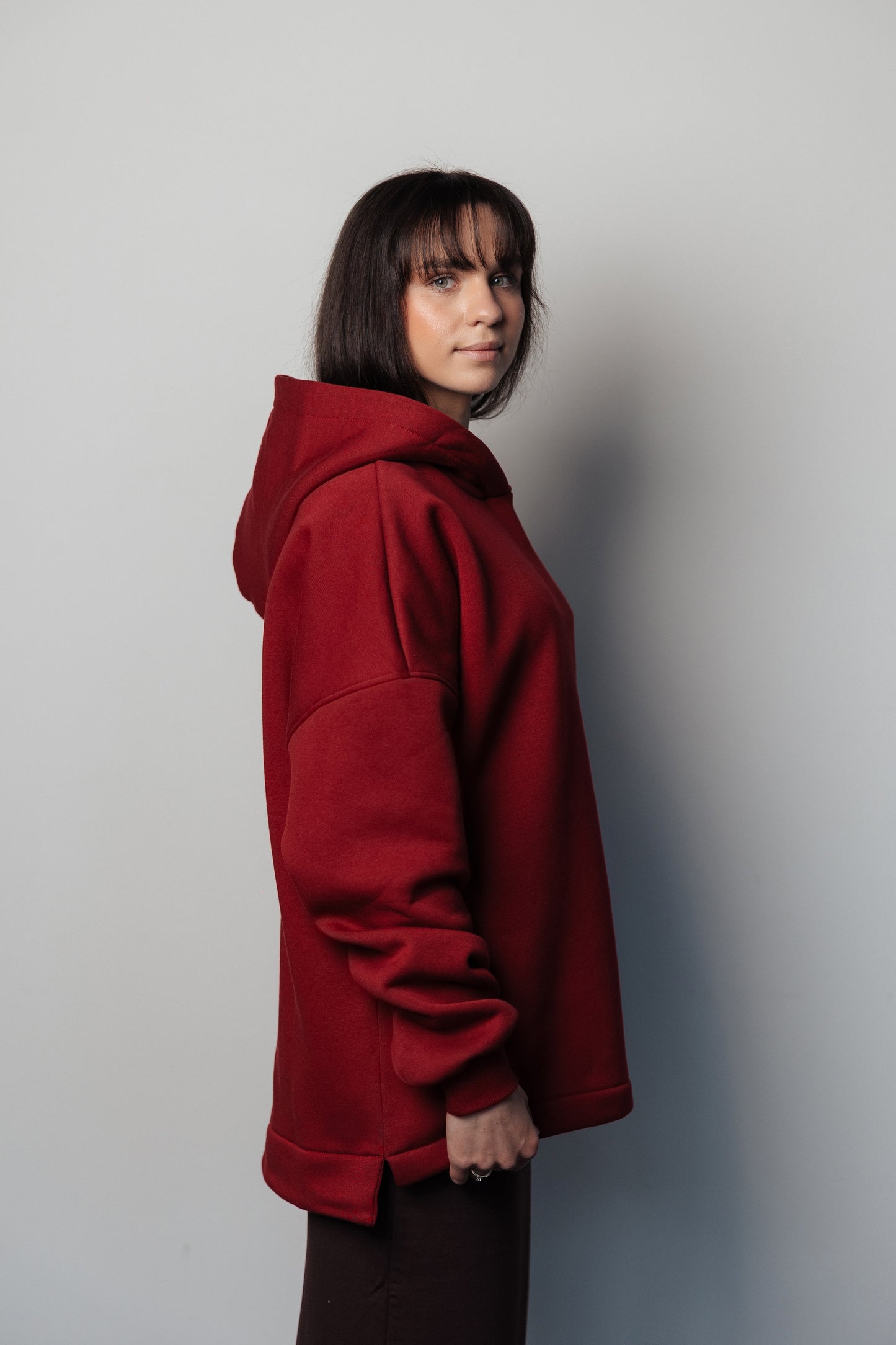 Bluza Oversize Margot bordo