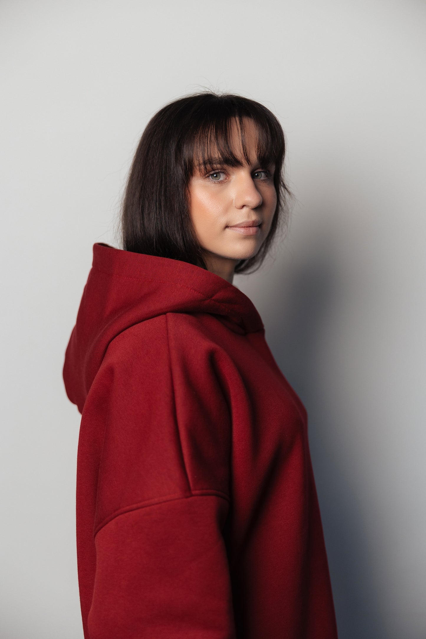Bluza Oversize Margot bordo