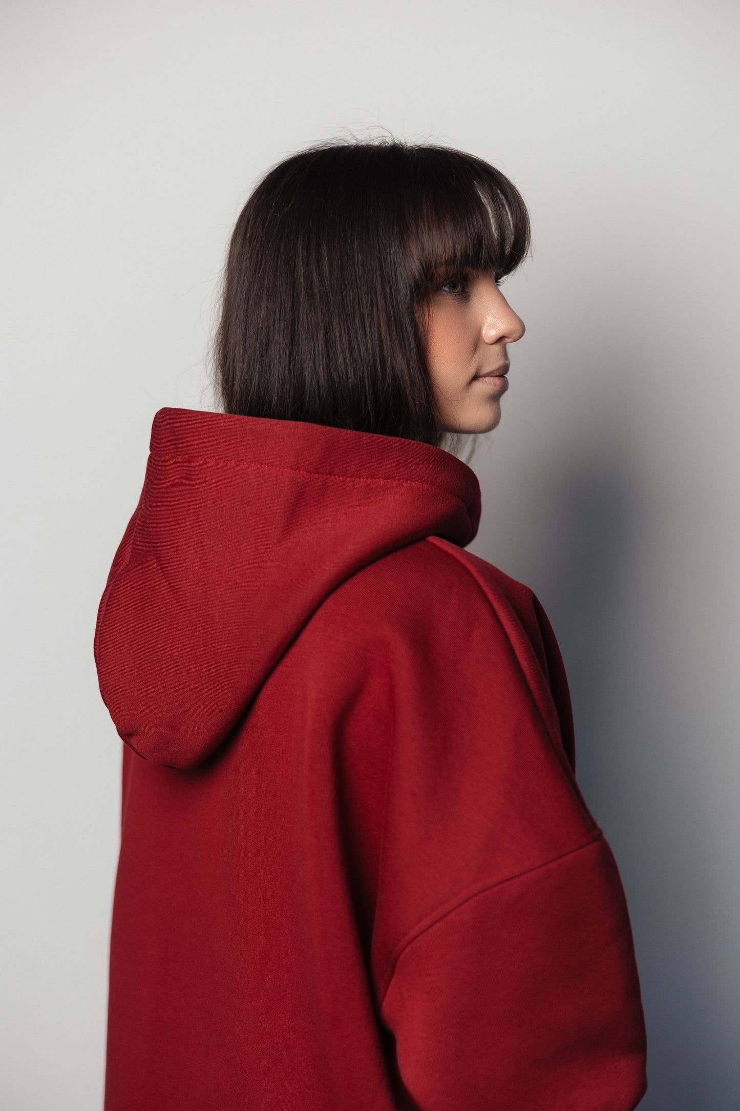 Bluza Oversize Margot bordo