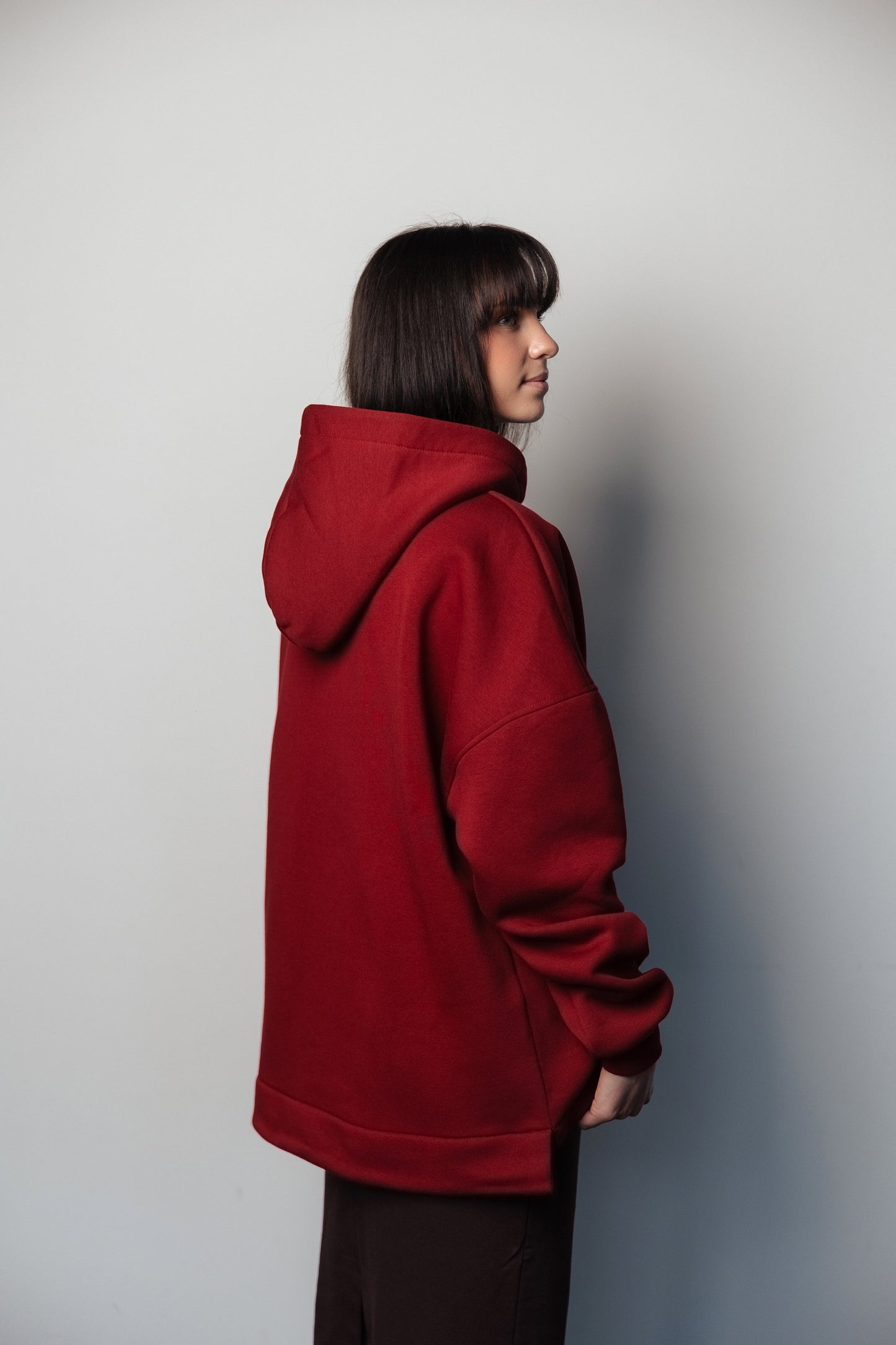 Bluza Oversize Margot bordo