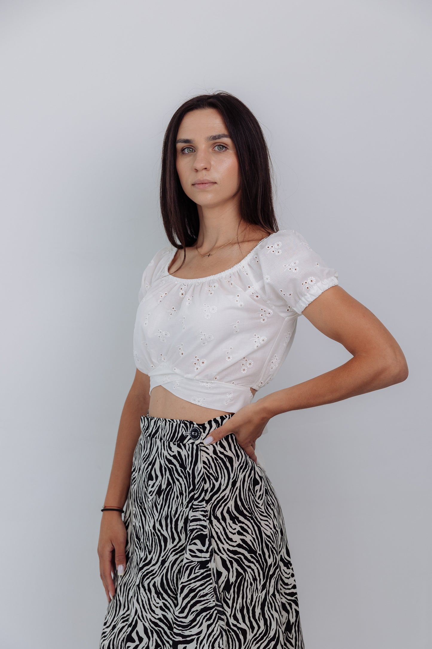 Bluzka Sophie biel