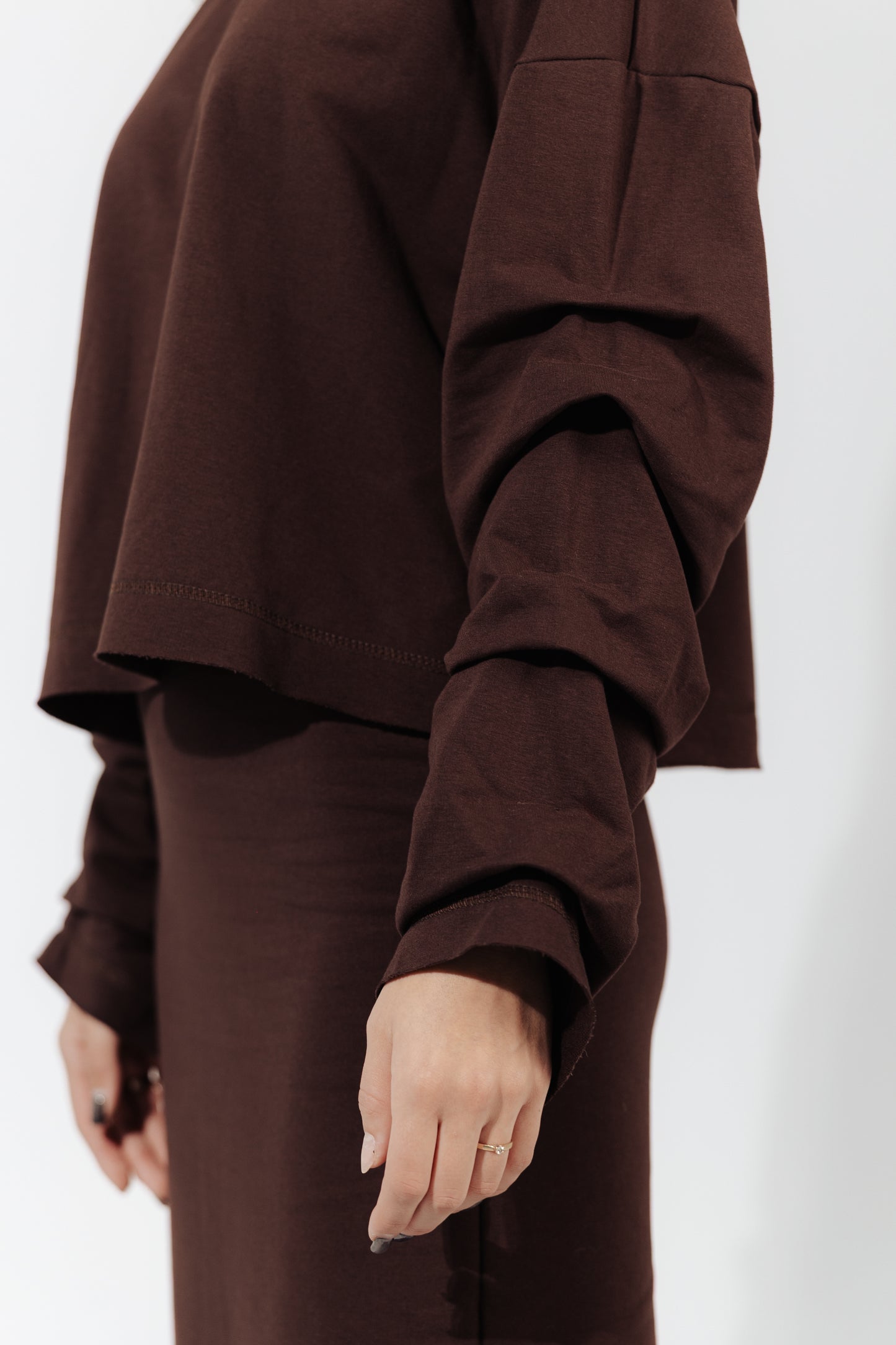 Komplet dresowy Mariette czekolada