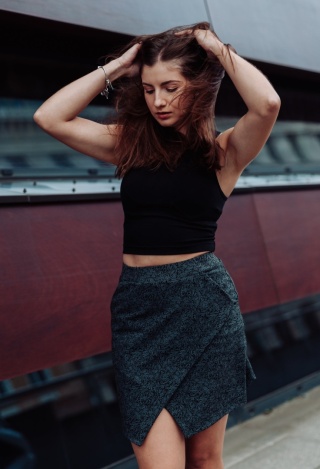 Spódnica Angela liście
