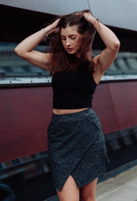 Spódnica Angela liście